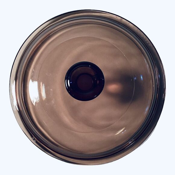 Pyrex V-I-C 28 Replacement 6.25” Lid Cranberry Glass for Saucepan - Picture 4 of 6